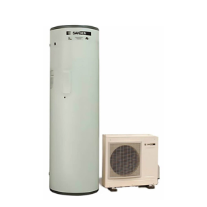 Sanden 300 Litre Stainless Steel Heat Pump Model GAUS-300FQTD
