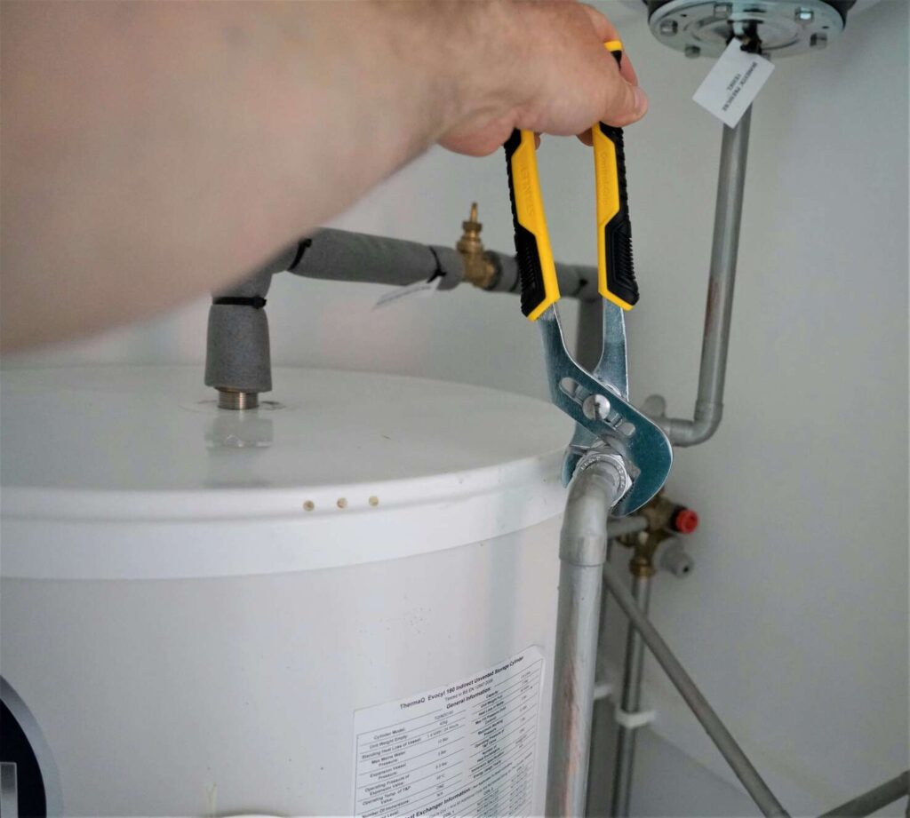 hot water system repaired